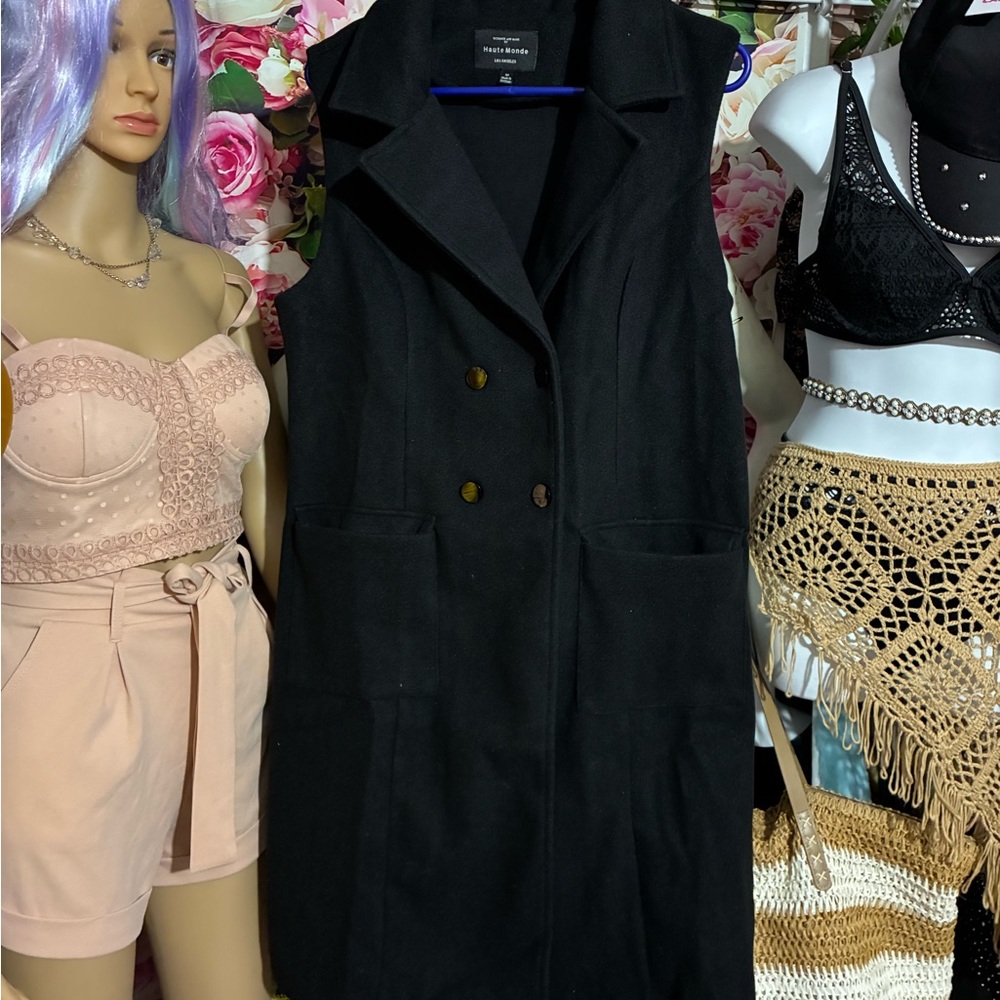 Haute Monde Elegant Black Outerwear